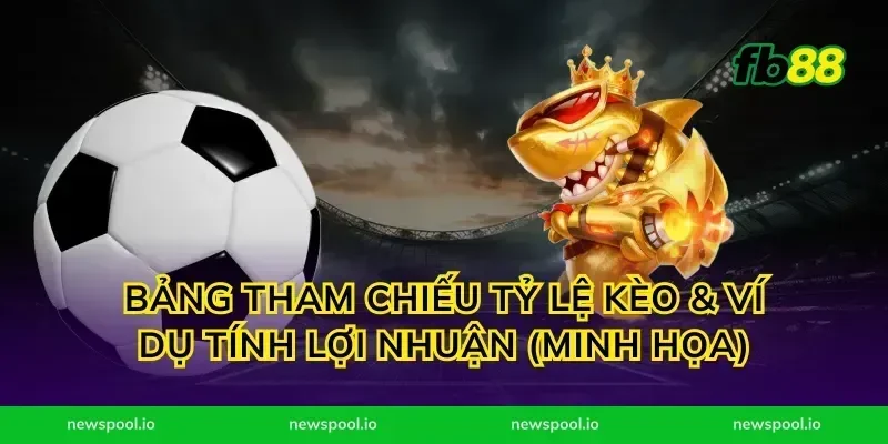 Bảng tham chiếu tỷ lệ kèo & ví dụ tính lợi nhuận (minh họa)