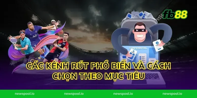 Các kênh rút phổ biến và cách chọn theo mục tiêu